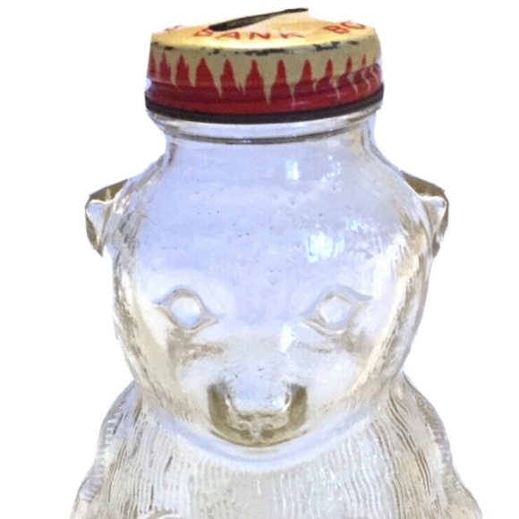 VINTAGE PIGGY BANK 50s Bear Snow Crest Beverages Advertising mid-century cool - Picture 2 of 6